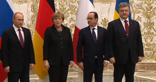 "Нармандская чацвёрка" заклікала ўсе бакі прытрымлівацца Мінскіх пагадненняў