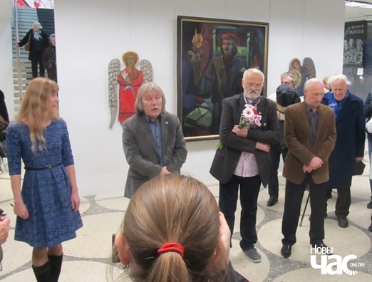 Адкрыццё выставы. Адкрыццё выставы.