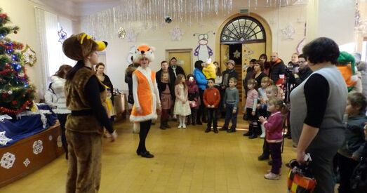 У палацы Пуслоўскіх адкрылася сядзіба Дзеда Мароза