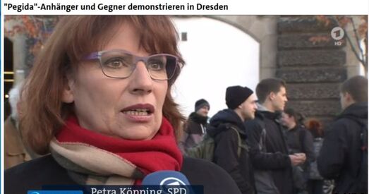 У Дрэздэне прайшлі буйныя дэманстрацыі «за» і «супраць» мігрантаў-мусульман