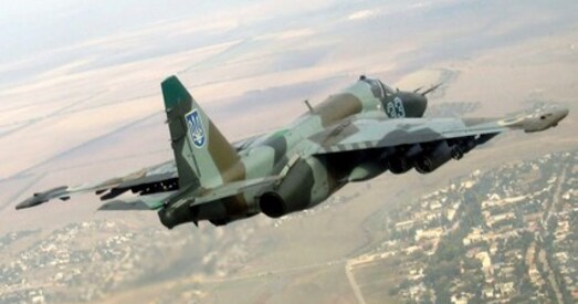 Расія збіла ўкраінскі СУ-25 у небе над Данбасам