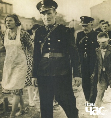 Верасень 1939 года. Польскія паліцыянты і мірныя жыхары адступаюць на Усход Польшчы Верасень 1939 года. Польскія паліцыянты і мірныя жыхары адступаюць на Усход Польшчы