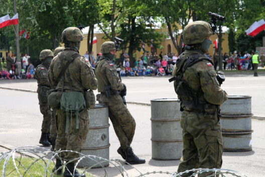 Жаўнеры польскага 18-га разведвальнага палка, які базуецца ў Беластоку Жаўнеры польскага 18-га разведвальнага палка, які базуецца ў Беластоку