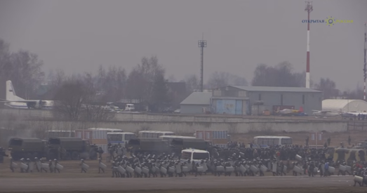 Расія. Таемныя вучэнні новастворанай Нацгвардыі па разгоне «маскоўскага майдана» прайшлі 7 красавіка (відэа)