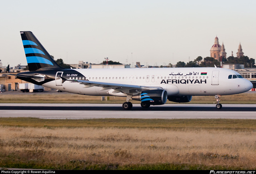 Ілюстратыўнае фота. Самалёт Afriqiyah Airways Ілюстратыўнае фота. Самалёт Afriqiyah Airways