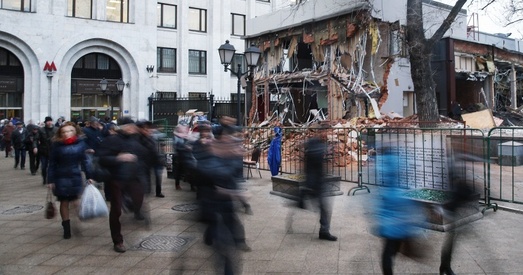 У Маскве масава зносяць гандлёвыя павільёны каля станцый метро