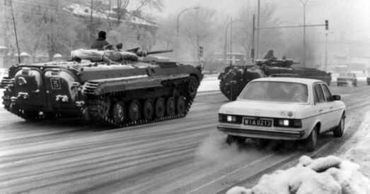 35 гадоў таму Войцэх Ярузэльскі ўвёў ваеннае становішча ў Польшчы