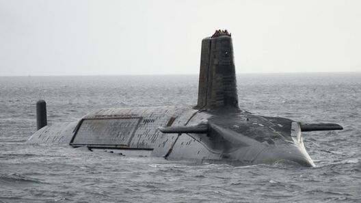 "Вэнджэнс" — адна з чатырох стратэгічных атамных падлодак Вялікабрытаніі. Фота: AFP "Вэнджэнс" — адна з чатырох стратэгічных атамных падлодак Вялікабрытаніі. Фота: AFP