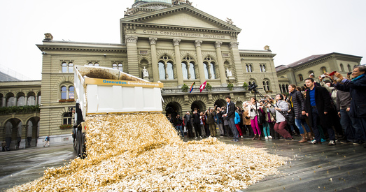 Швейцарыя: Грошы ўсім, задарма!