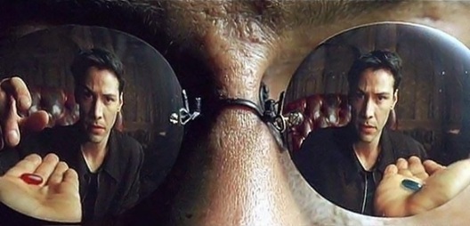 У Аляксандра Лукашэнкі ёсць свая матрыца з чырвоным і сінім У Аляксандра Лукашэнкі ёсць свая матрыца з чырвоным і сінім