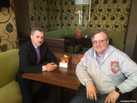 Юрась Зянковіч і Анатоль Лябедзька Юрась Зянковіч і Анатоль Лябедзька