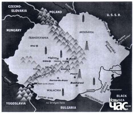Мапа Румыніі Мапа Румыніі