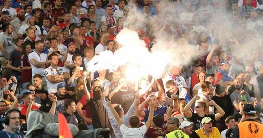 У Францыі паліцыя затрымала больш за 40 расійскіх футбольных заўзятараў