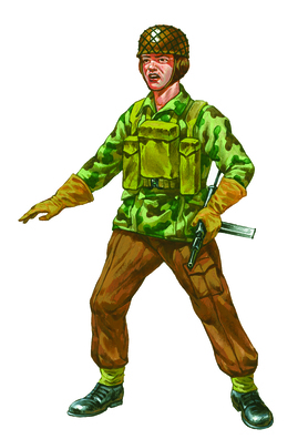 Польскі парашутыст, 1944 г. Малюнак В.Ляхара Польскі парашутыст, 1944 г. Малюнак В.Ляхара